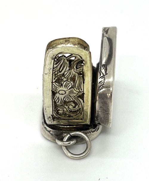 QUALITY VICTORIAN SILVER VINAIGRETTE - ADDITIONAL PHOTO 4