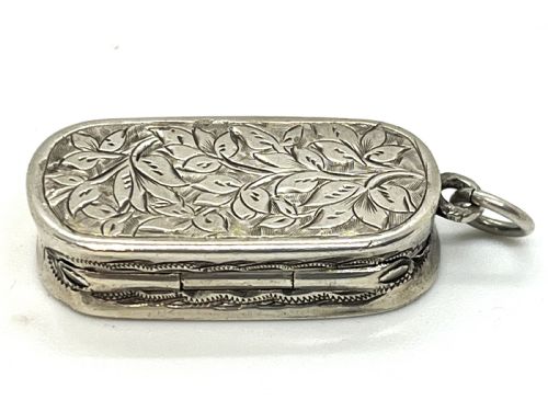 QUALITY VICTORIAN SILVER VINAIGRETTE - ADDITIONAL PHOTO 5