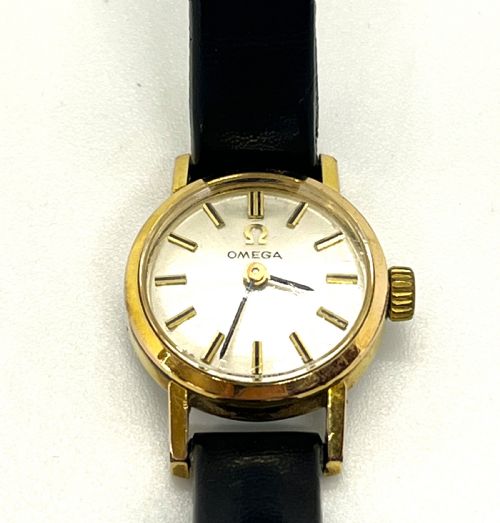 LADY'S GOLD PLATED OMEGA WRIST WATCH 1966 - ADDITIONAL PHOTO 1