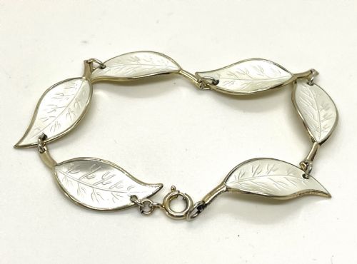DAVID ANDERSEN SILVER ENAMEL CASED JEWELLERY SUITE - ADDITIONAL PHOTO 7