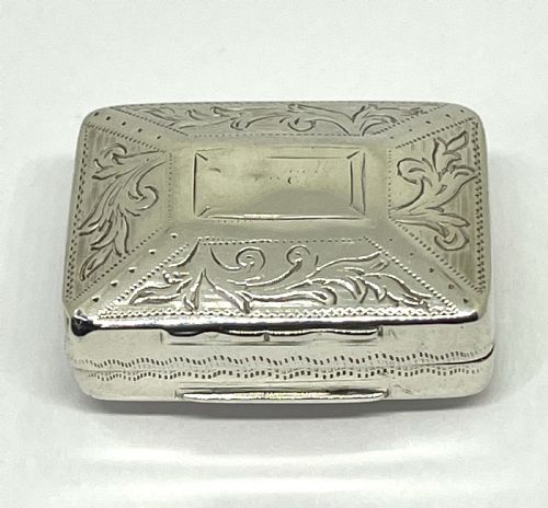 GEORGE III SILVER VINAIGRETTE - ADDITIONAL PHOTO 1