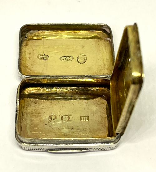 GEORGE III SILVER VINAIGRETTE - ADDITIONAL PHOTO 2
