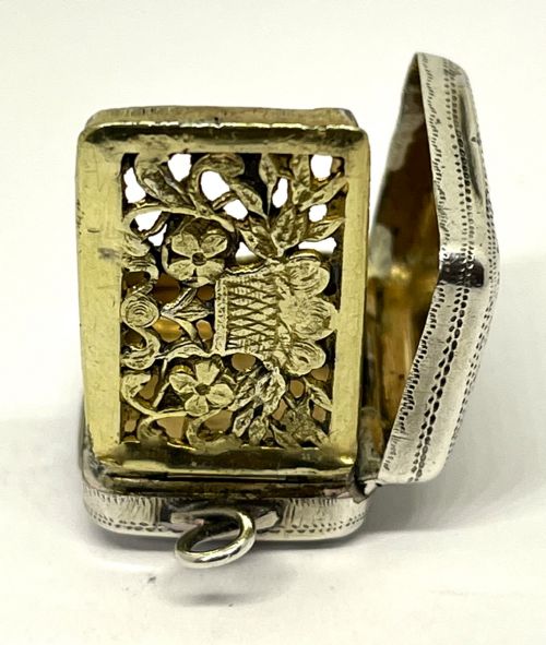 GEORGIAN SILVER VINAIGRETTE - ADDITIONAL PHOTO 7