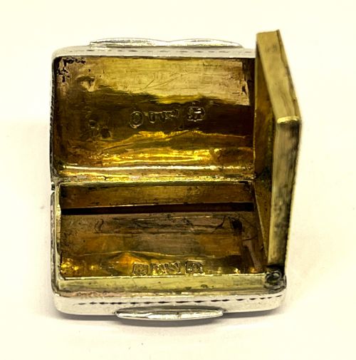 GEORGIAN SILVER VINAIGRETTE - ADDITIONAL PHOTO 2