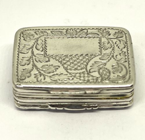 GEORGE IV SILVER VINAIGRETTE - ADDITIONAL PHOTO 4