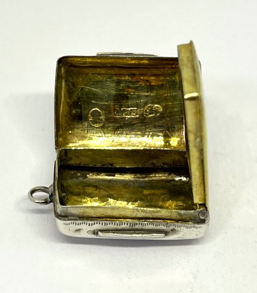GEORGE IV SILVER VINAIGRETTE - ADDITIONAL PHOTO 2
