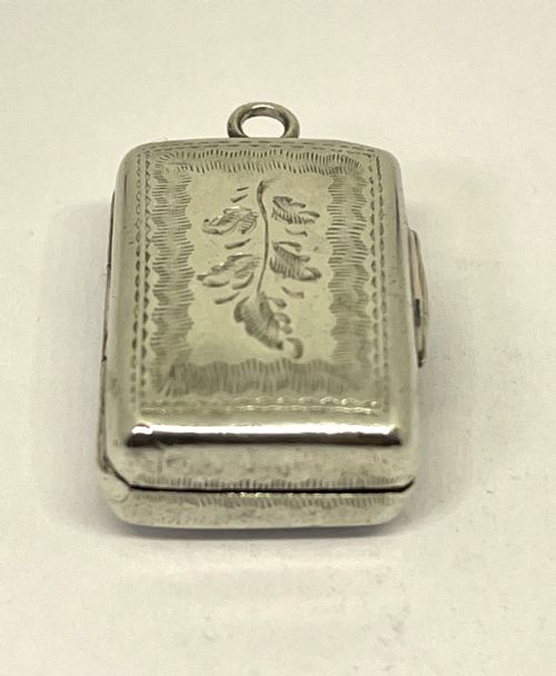 GEORGE IV SILVER VINAIGRETTE - ADDITIONAL PHOTO 4