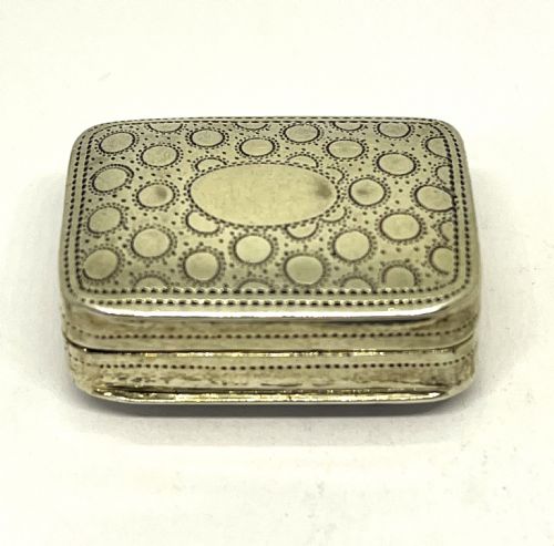 georgian silver vinaigrette - CATEGORY: ANTIQUE BOXES - DATED 1800