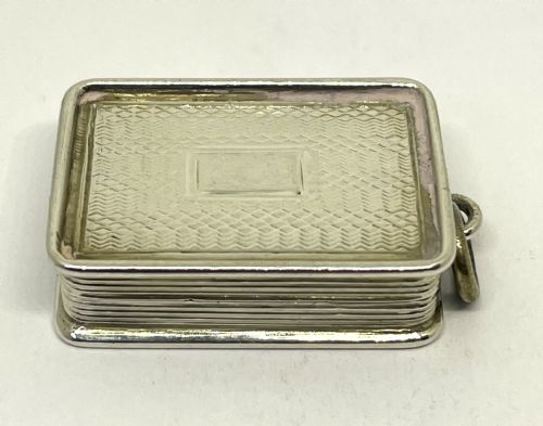 FINE WILLIAM IV SILVER VINAIGRETTE - ADDITIONAL PHOTO 1