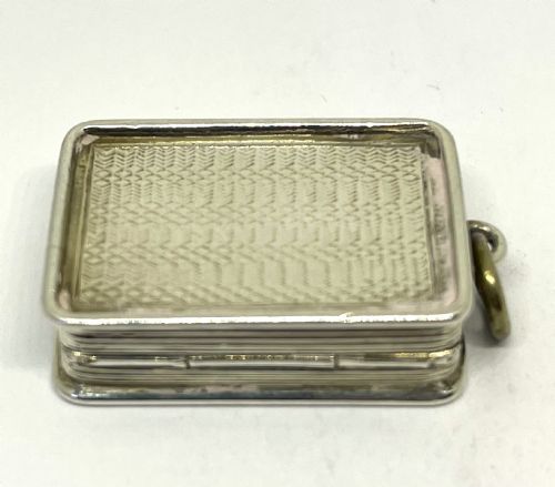 FINE WILLIAM IV SILVER VINAIGRETTE - ADDITIONAL PHOTO 4