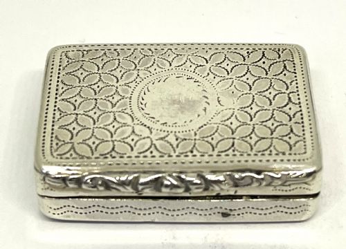 FINE WILLIAM IV SILVER VINAIGRETTE - ADDITIONAL PHOTO 1