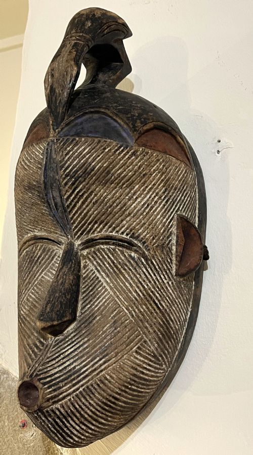 ANTIQUE TRIBAL MASK - ADDITIONAL PHOTO 2
