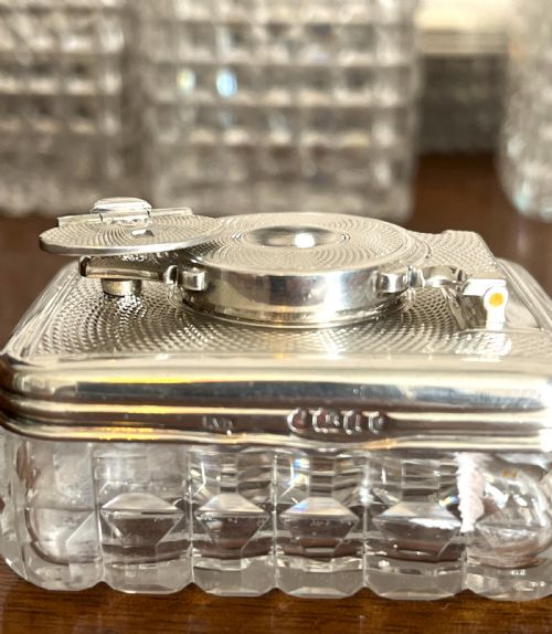 GEORGIAN KINGWOOD SILVER DRESSING TABLE BOX - ADDITIONAL PHOTO 17