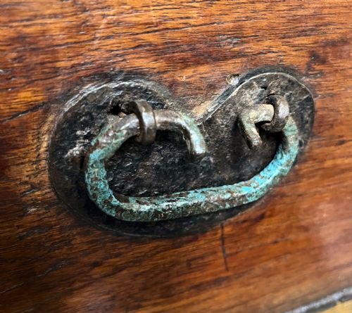 18THC SMALL COFFERMARRIAGE CHEST - ADDITIONAL PHOTO 4