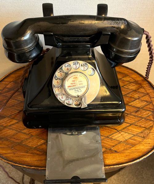 GPO 1930'S BAKELITE CONVERTED TELEPHONE - ADDITIONAL PHOTO 2