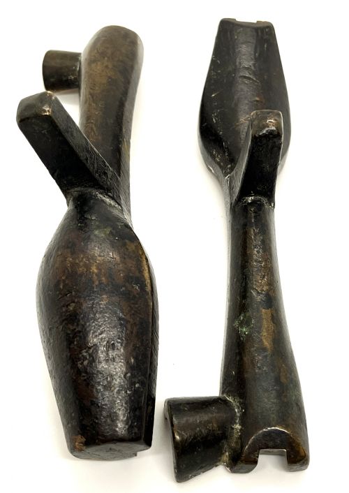 RARE 18TH CENTURY BRONZE SPOON MOULD - ADDITIONAL PHOTO 2