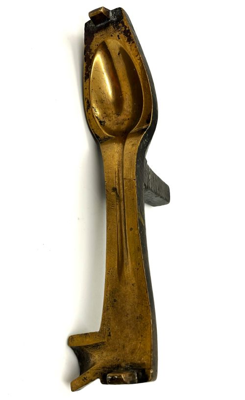 RARE 18TH CENTURY BRONZE SPOON MOULD - ADDITIONAL PHOTO 4
