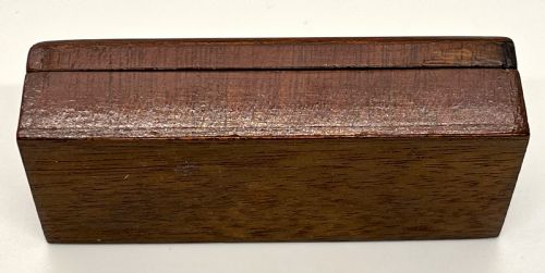 VICTORIAN TUNBRIDGE WARE TRIPLE SECTION STAMP BOX - ADDITIONAL PHOTO 3
