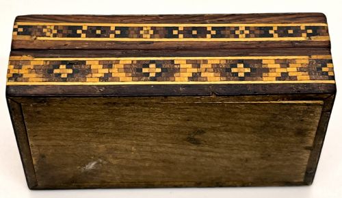 FINE TUNBRIDGE WARE RECTANGULAR PIN BOX - ADDITIONAL PHOTO 3