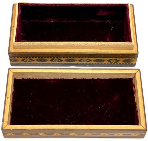 FINE TUNBRIDGE WARE LINED BOX - ADDITIONAL PHOTO 1
