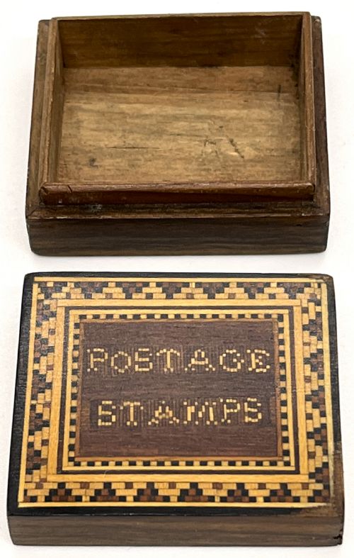 FINE TUNBRIDGE WARE POSTAGE STAMP BOX - ADDITIONAL PHOTO 1