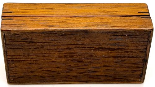 TUNBRIDGE WARE INLAID MARQUETRY POSTAGE BOX - ADDITIONAL PHOTO 3
