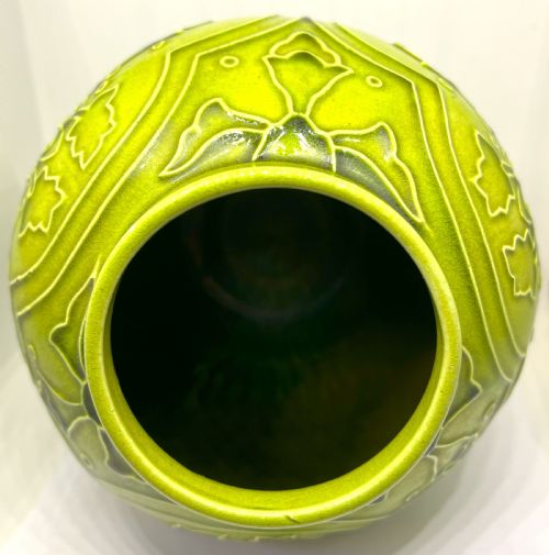 BURMANTOFTS FAIENCE OVOID VASE - ADDITIONAL PHOTO 2