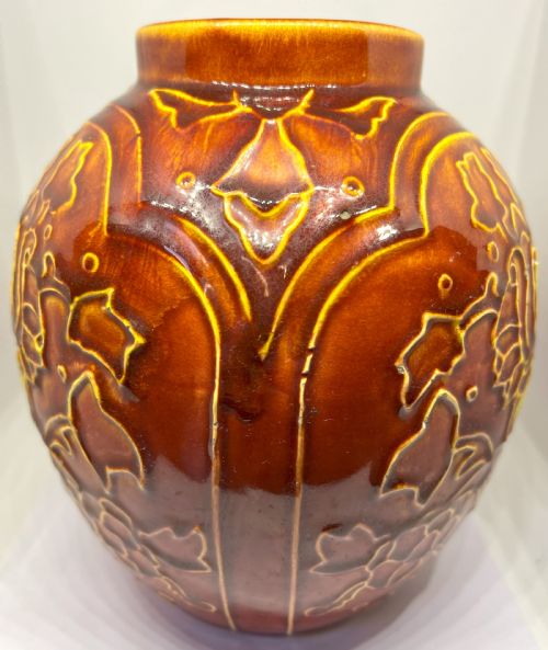 BURMANTOFTS FAIENCE OVOID VASE - ADDITIONAL PHOTO 1