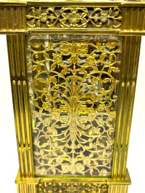 FINE LATE 19TH CENTURY GILDED BRASS CARRIAGE CLOCK - ADDITIONAL PHOTO 6