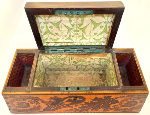 EDMUND NYE TUNBRIDGE WARE SEWING BOX - ADDITIONAL PHOTO 3