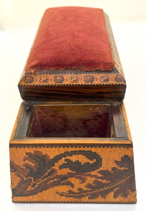 EDMUND NYE TUNBRIDGE WARE SEWING BOX - ADDITIONAL PHOTO 4