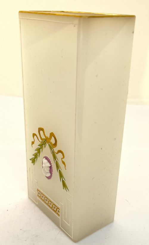 JOSEPH RIEDEL ART NOUVEAU GLASS VASE - ADDITIONAL PHOTO 4