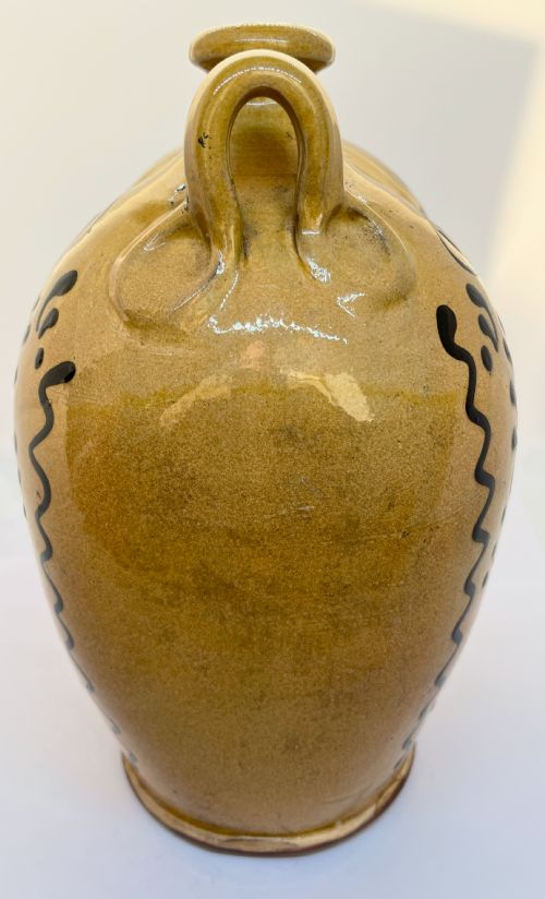 19TH CENTURY NORTH OF ENGLAND STONEWARE SALT PIG - ADDITIONAL PHOTO 4