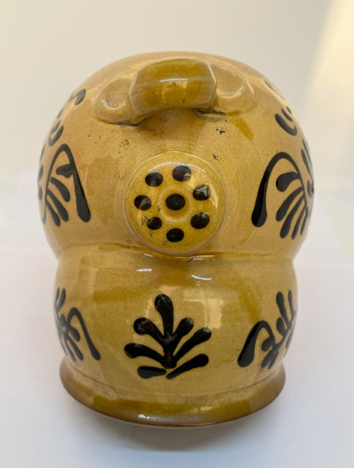 19TH CENTURY NORTH OF ENGLAND STONEWARE SALT PIG - ADDITIONAL PHOTO 7
