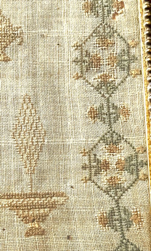 GEORGIAN PICTORIAL SAMPLER BY MARY ANN TAPSON 1821 - ADDITIONAL PHOTO 7