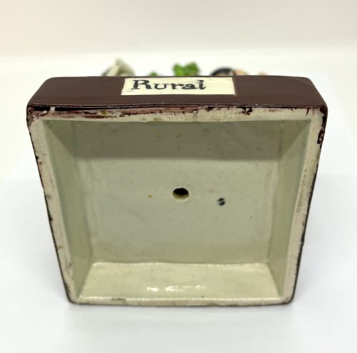 EARLY STAFFORDSHIRE PEARLWARE BOCAGE SONGSTRESS FIGURE - ADDITIONAL PHOTO 6