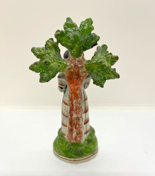 EARLY STAFFORDSHIRE PEARLWARE BOCAGE MUSICIAN FIGURES - ADDITIONAL PHOTO 5