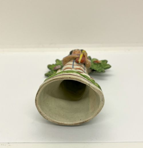 EARLY STAFFORDSHIRE PEARLWARE BOCAGE MUSICIAN FIGURES - ADDITIONAL PHOTO 6