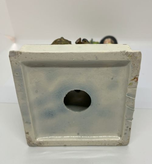 RARE EARLY STAFFORDSHIRE BOCAGE FIGURE OF HARVESTERS - ADDITIONAL PHOTO 4