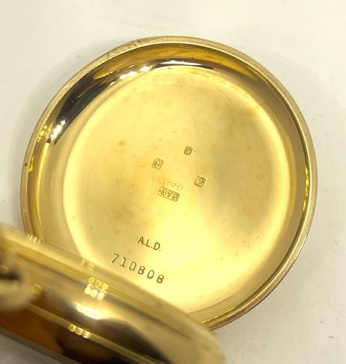 FINE BUREN GRAND PRIX 9CT GOLD POCKET WATCH - ADDITIONAL PHOTO 5