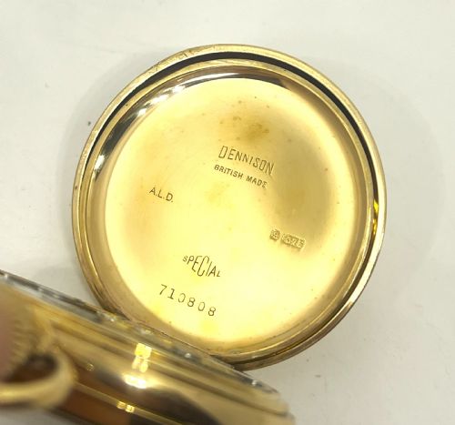 FINE BUREN GRAND PRIX 9CT GOLD POCKET WATCH - ADDITIONAL PHOTO 8