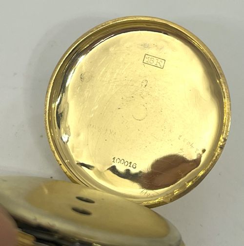 18CT GOLD LADIES AROBERT POCKET WATCH - ADDITIONAL PHOTO 5