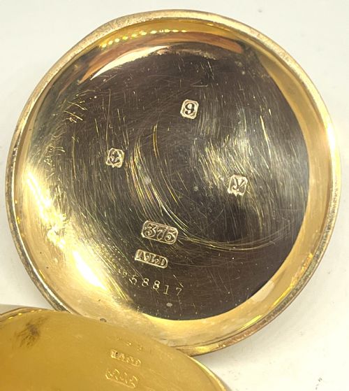 9CT GOLD SWISS VERTEX REVUE POCKET WATCH - ADDITIONAL PHOTO 5