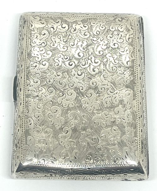 FINE SILVER CIGARETTE CASE - ADDITIONAL PHOTO 1