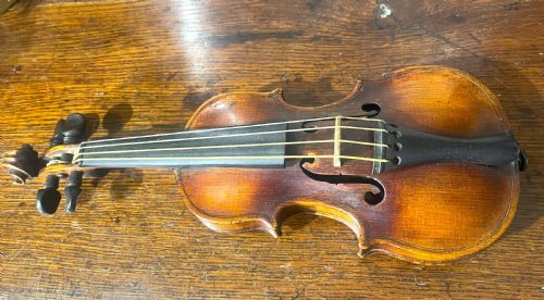 RARE LUTHIERS APPRENTICE VIOLIN AND CASE C1850 - ADDITIONAL PHOTO 5