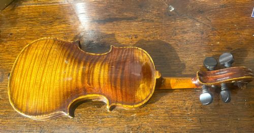 RARE LUTHIERS APPRENTICE VIOLIN AND CASE C1850 - ADDITIONAL PHOTO 6