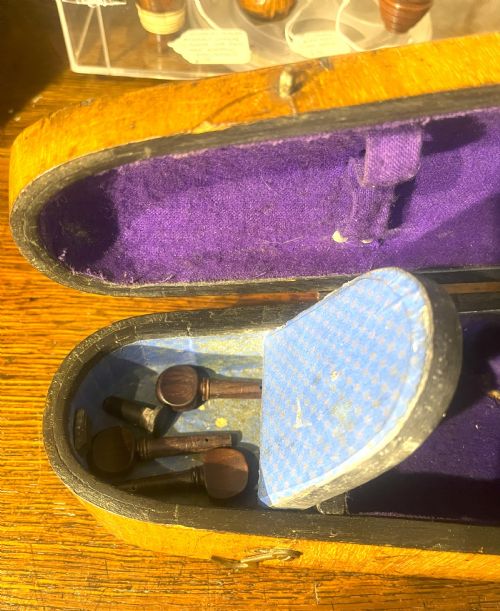 RARE LUTHIERS APPRENTICE VIOLIN AND CASE C1850 - ADDITIONAL PHOTO 10