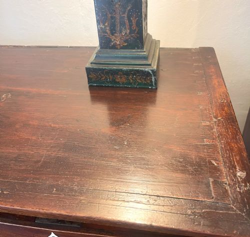 FINE GEORGIAN MAHOGANY CHEST ON CHEST - ADDITIONAL PHOTO 7