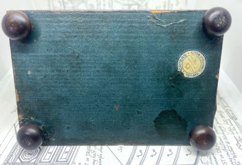 VICTORIAN TUNBRIDGE WARE POCKET WATCH STAND - ADDITIONAL PHOTO 4