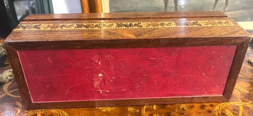 19TH CENTURY TUNBRIDGE WARE GLOVE BOX - ADDITIONAL PHOTO 4